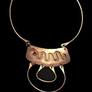 LILLO VTG HAND FORGED NECKLACE MODERNIST DESIGN